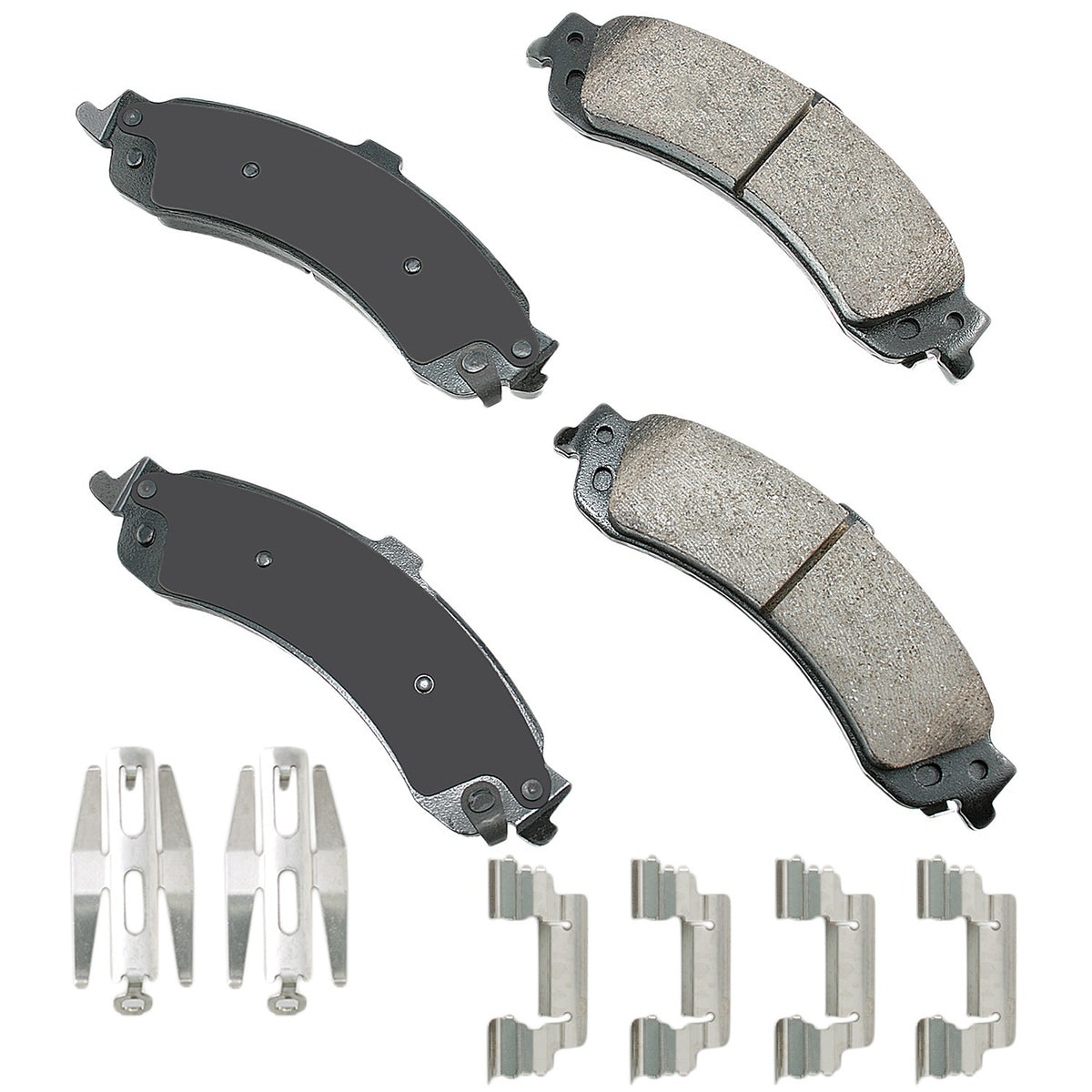 Akebono Brake Corporation ProACT Ultra-Premium Bra ke Pads - Rear