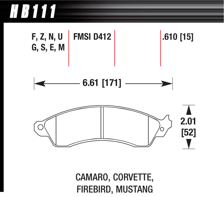Hawk Performance Performance Street Brake Pads (4)