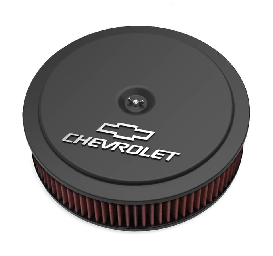 Holley 14 x 3 Air Cleaner GM Muscle Series Black