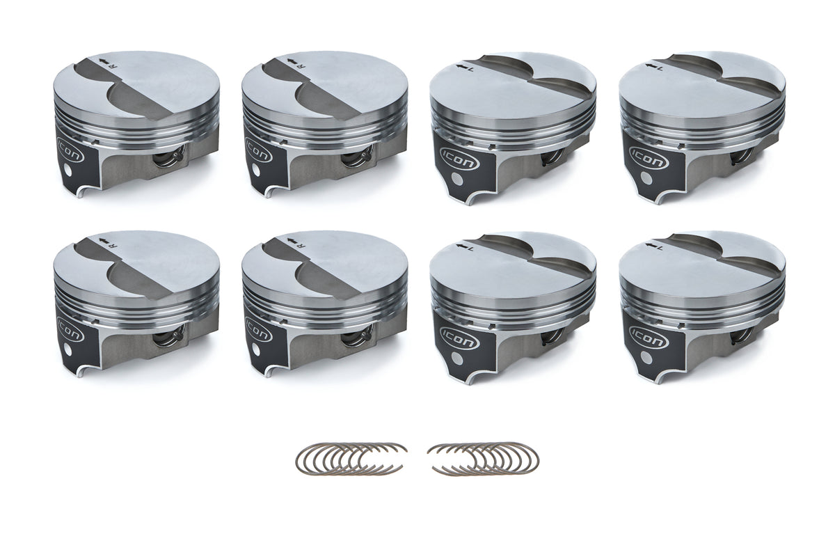 Icon Pistons GM LS FT Piston Set 4.030 Bore -3.3cc