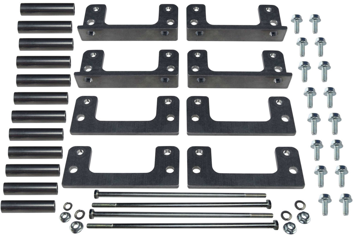 ICT Billet LS Truck Square - Remote Mount Coil Relocation
