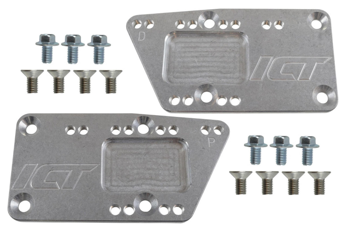 ICT Billet SBC LS Conversion Motor Mount Adjustable Plate