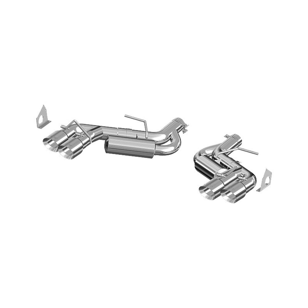 MBRP 16- Camaro 6.2L Axle Back Exhaust Quad Tip