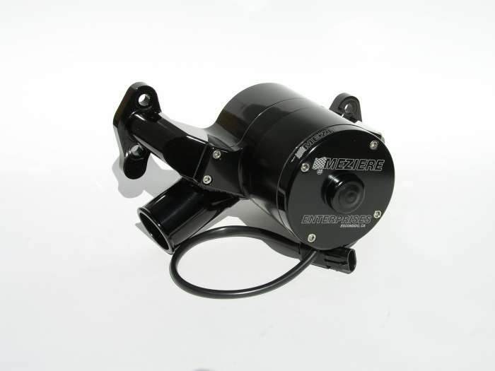 Meziere SBC Billet Electric W/P - Hi-Flow - Black