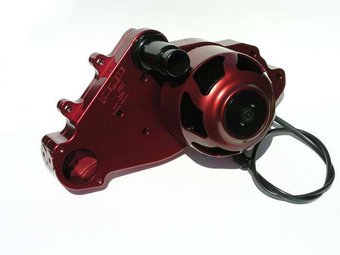 Meziere SBC LS1 Billet Electric W/P - Red