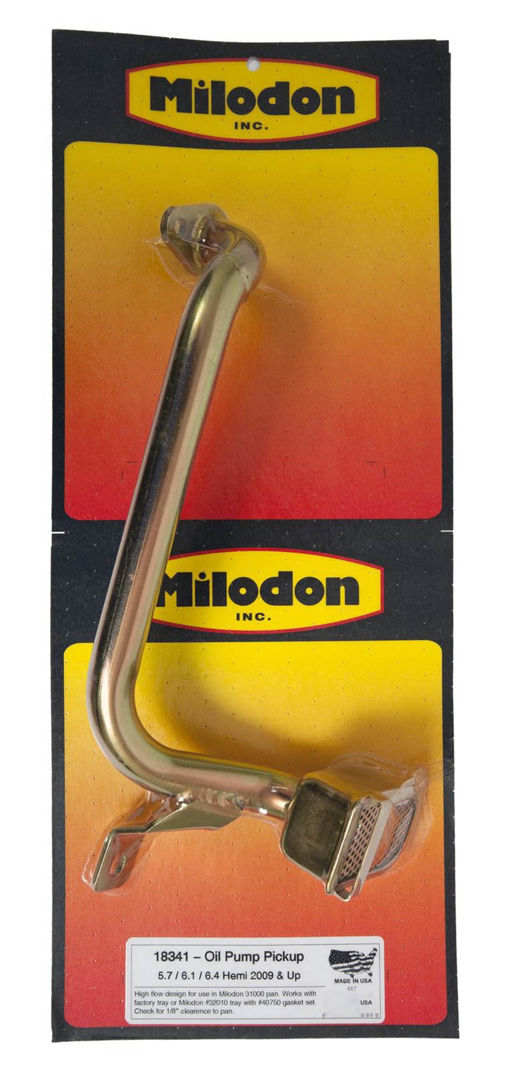 Milodon Oil Pump Pick-Up Mopar Gen III Hemi Mid-Sump