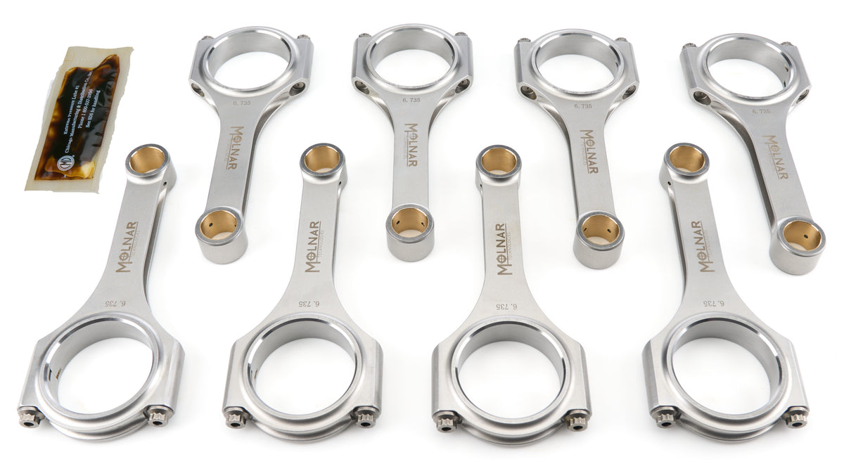 Molnar Technologies 6.735 H-Beam Rod Set Olds V8 425