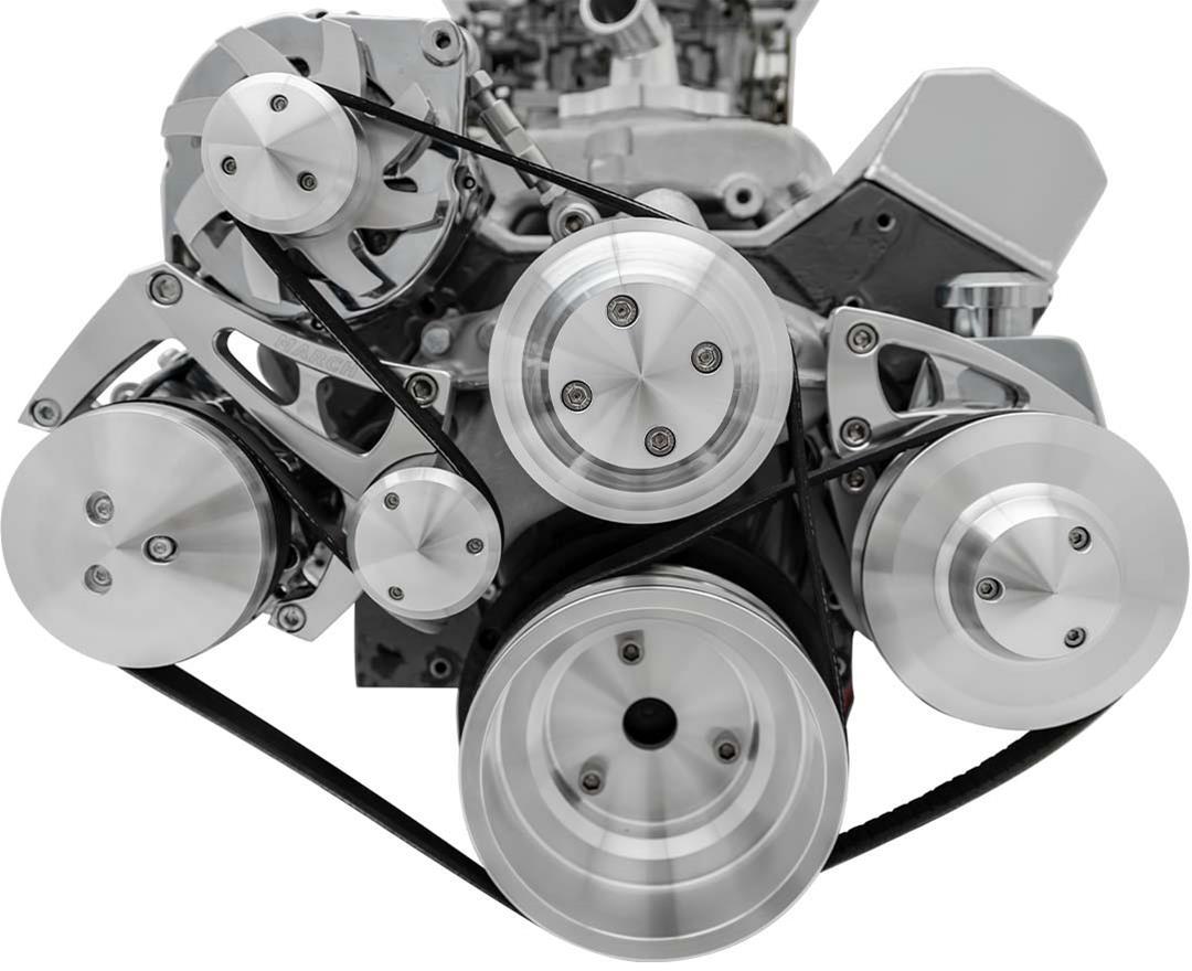 March Performance SBC Serpentine Conv Kit LWP W/ AC