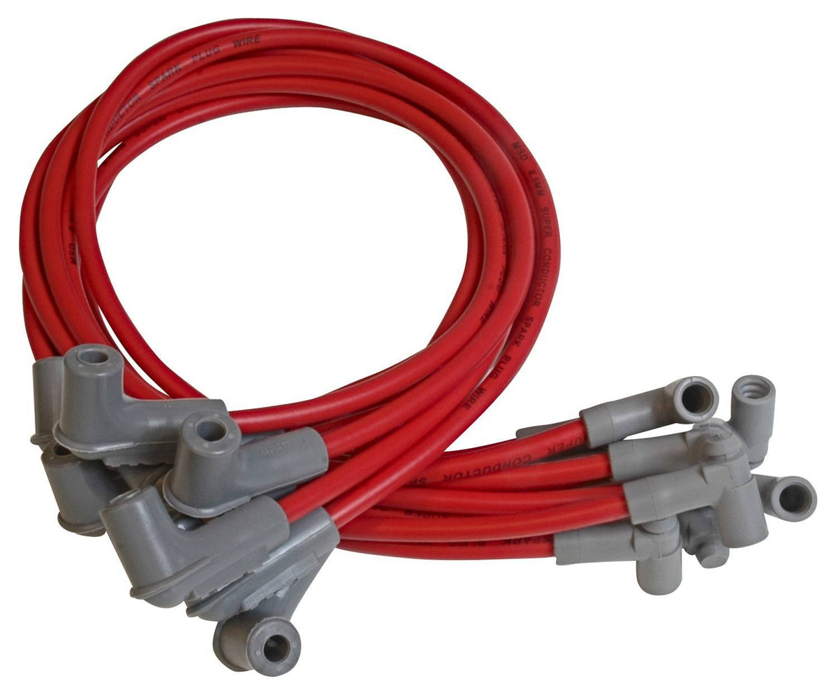 MSD 8.5MM Spark Plug Wire Set - Red