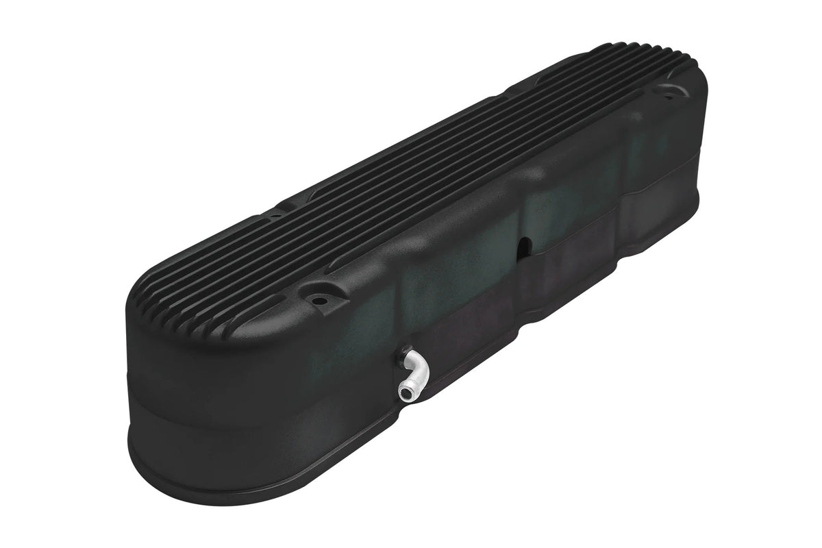 Professional Products Finned LS Valve Covers - Black