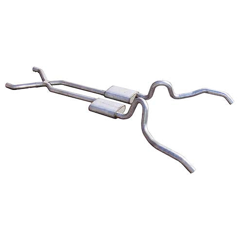 Pypes Performance Exhaust 62-67 Nova 2.5in Exhaust System w/X-Pipe