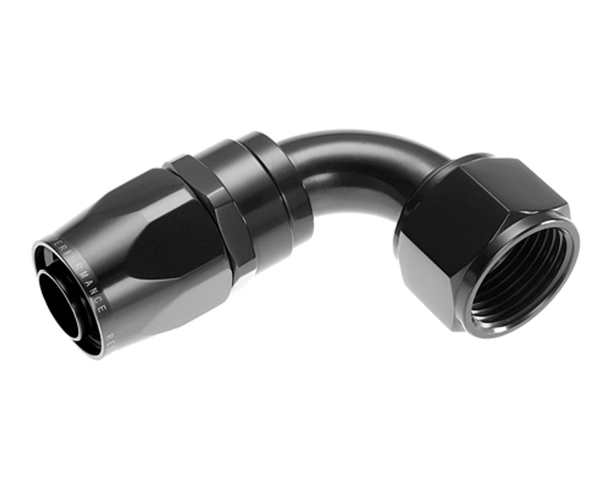 Redhorse Performance 10AN Swivel Hose Ends Black 90