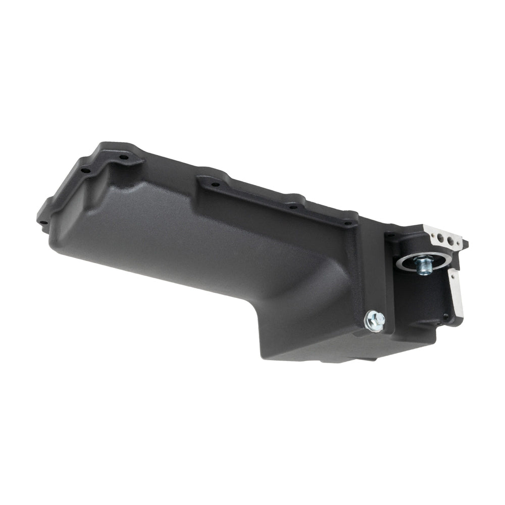 Racing Power Company GM LS Engine Aluminum Oil Pan 5.5 Qt. Black