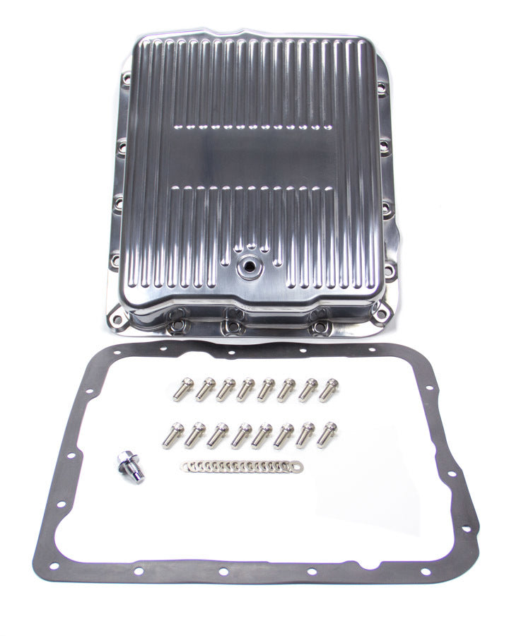 Racing Power Company GM 700R4 4L60 Alum Trans Pan Polished