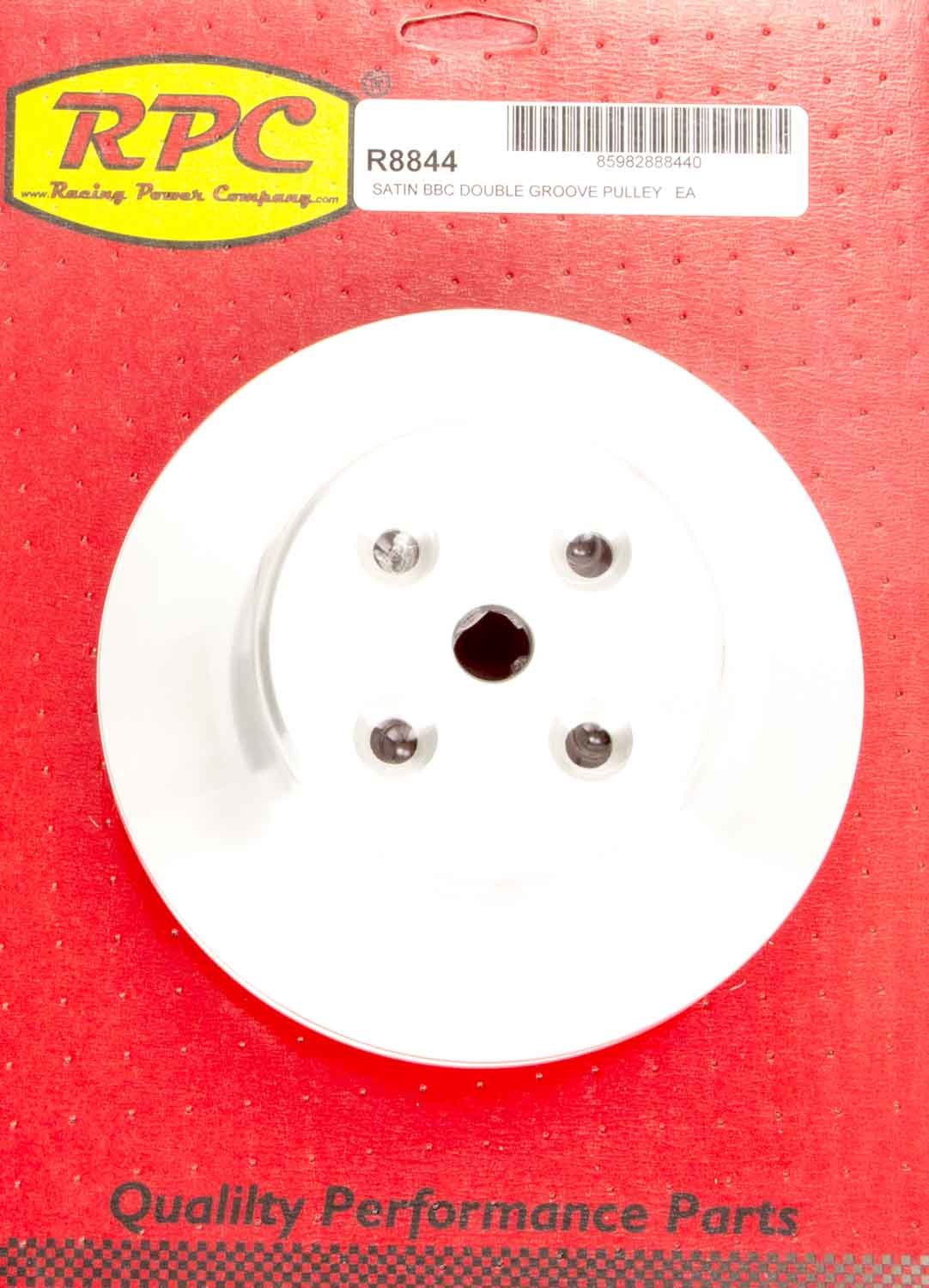 Racing Power Company BBC 2 Groove Satin Alum Long W/PPPulley
