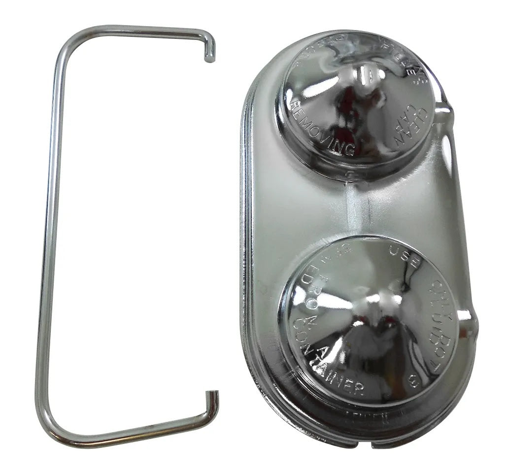 Racing Power Company GM Master Brake Cylinder Cover Chrome