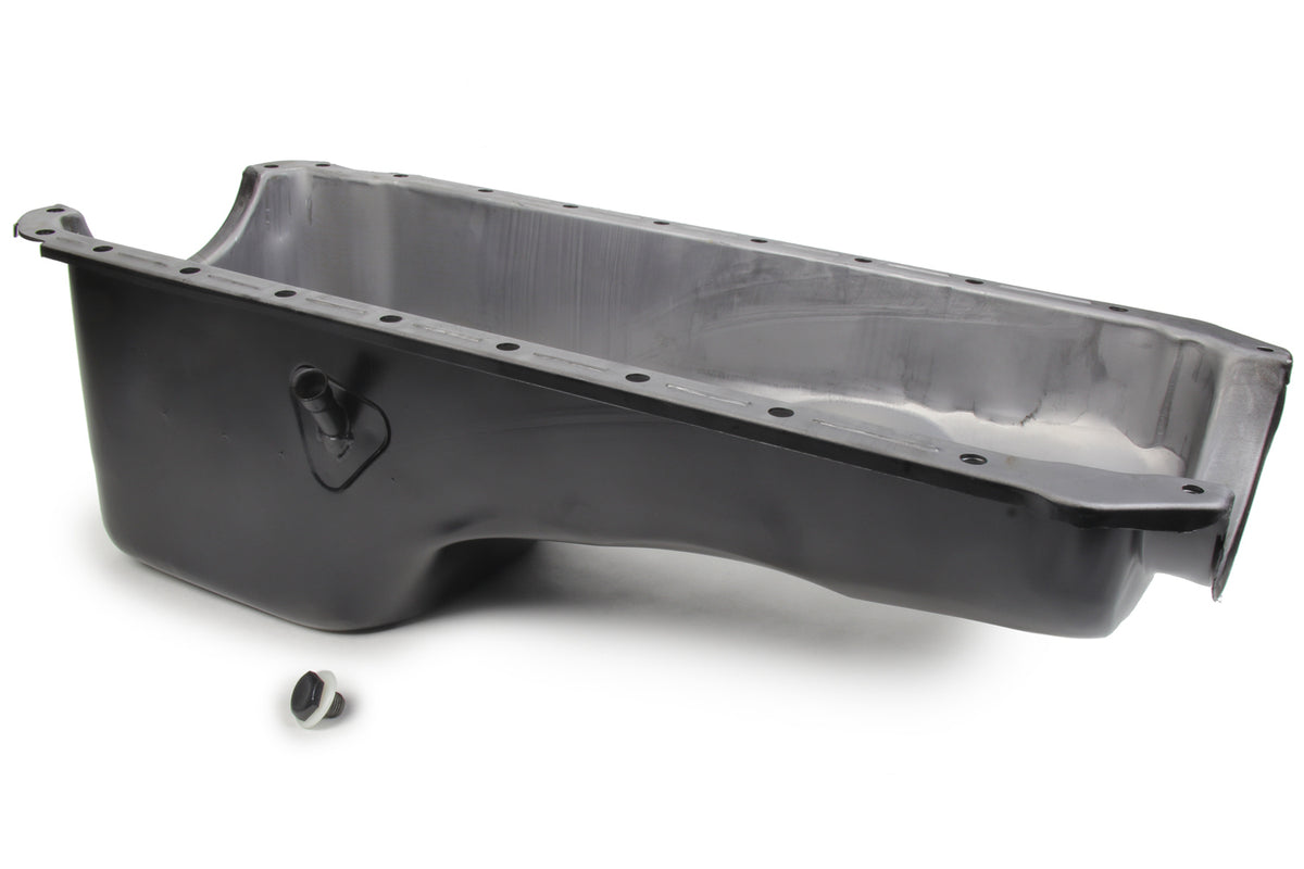 Racing Power Company 65-90 BBC Steel Stock Oil Pan Black