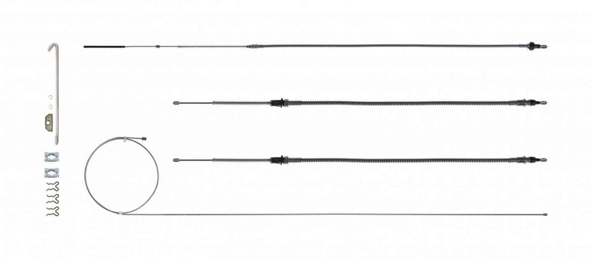 Right Stuff Detailing Brake Cable Set w/Hardwa re 68-69 Camaro