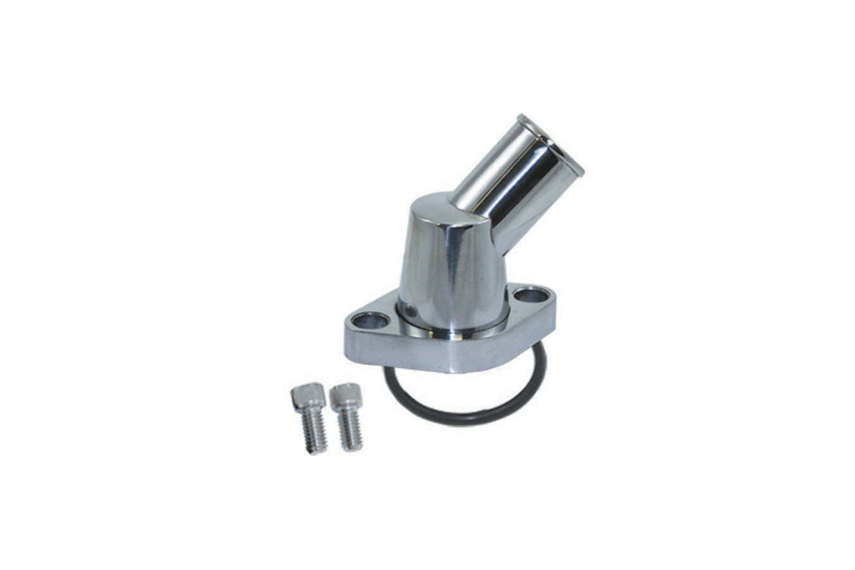 Specialty Products Company Water Neck Chevy 45 Degr ee O-Ring Style Polished