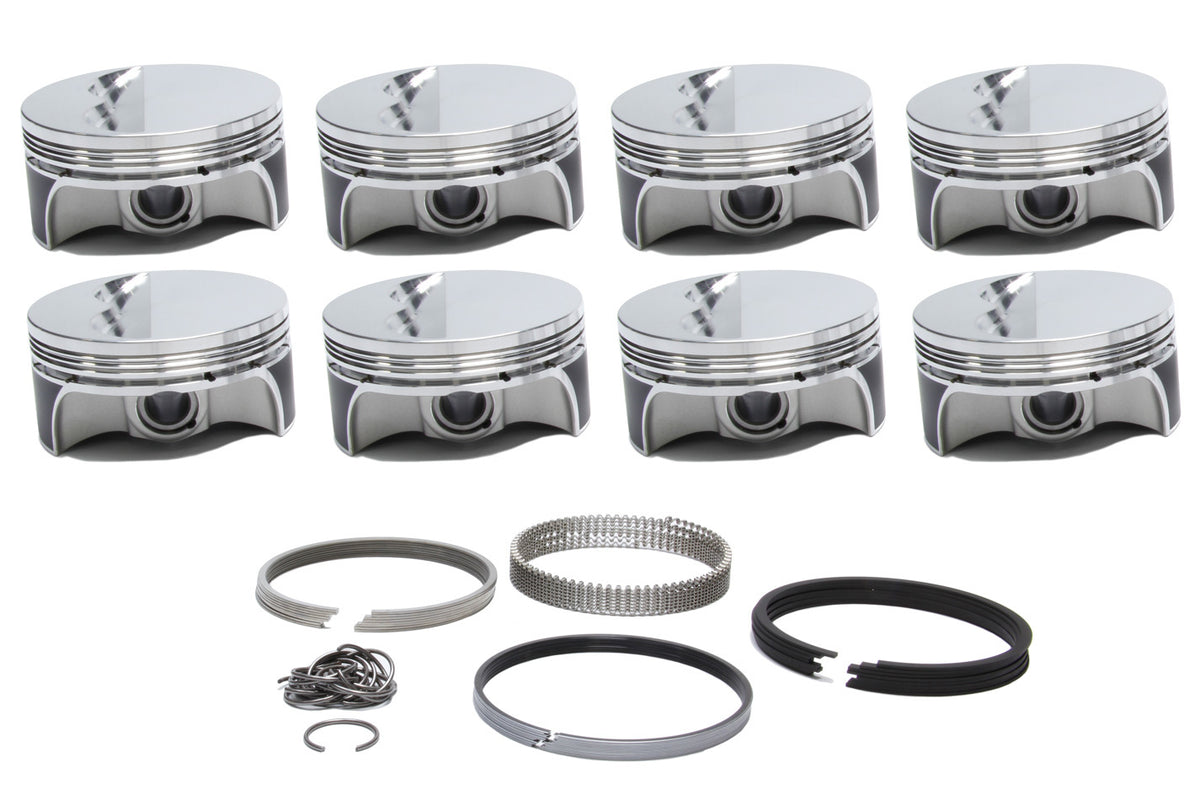 Sportsman Racing Products SBC Flat Top Pro-Series Piston & Ring Set 4.040