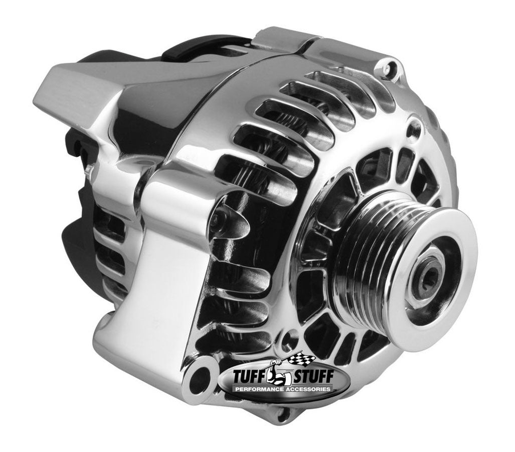 Tuff-stuff GM LS1 Alternator 125A Polished Aluminum