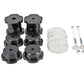 BMR 16-17 6th Gen Camaro Rear Cradle Bushing Kit (Delrin) - Black