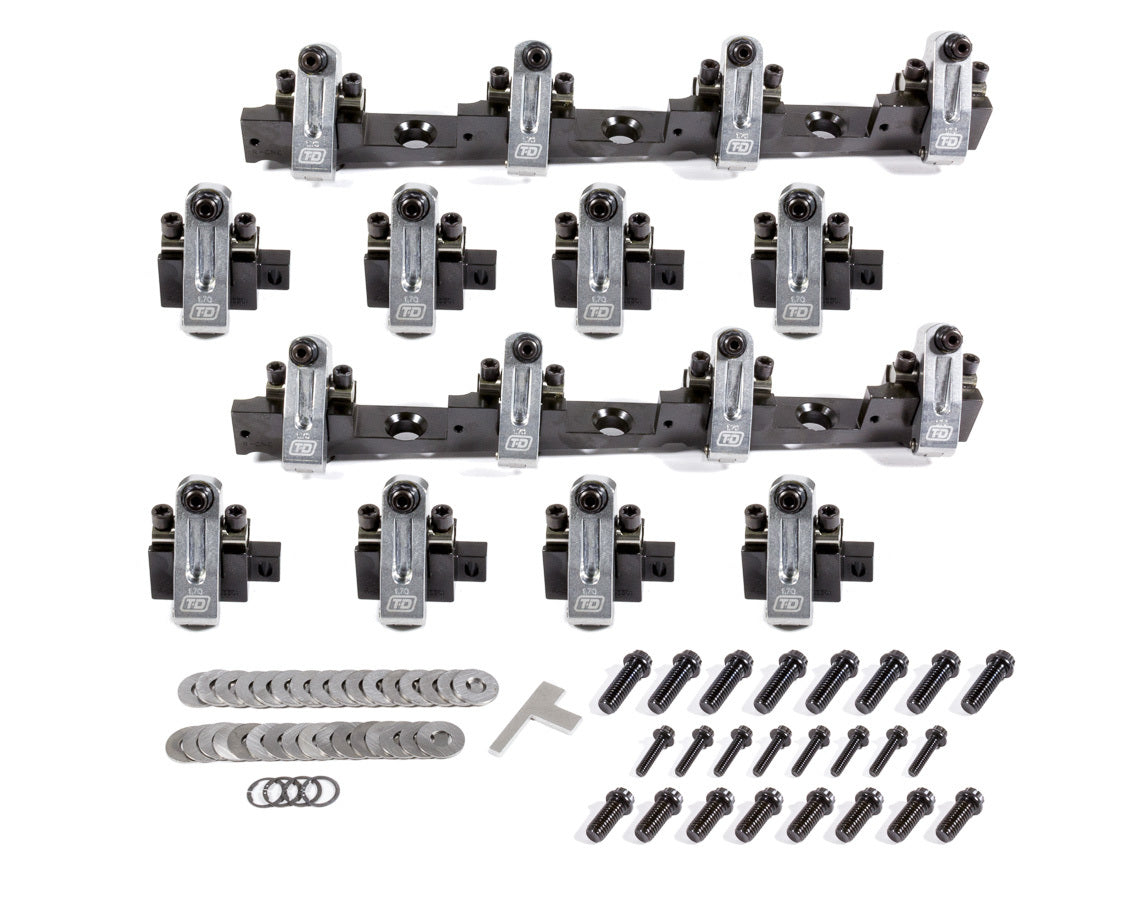 T And D Machine BBC Shaft Rocker Arm Kit 1.70/1.70 Ratio