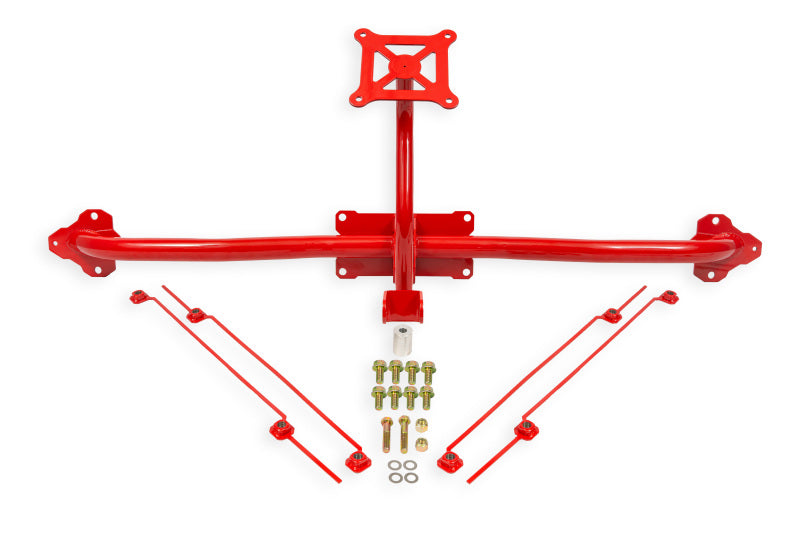 BMR 14-19 Chevrolet Corvette C7 Bolt-On Parachute Mount - Red