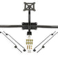 BMR 14-19 Chevrolet Corvette C7 Bolt-On Parachute Mount - Black Hammertone