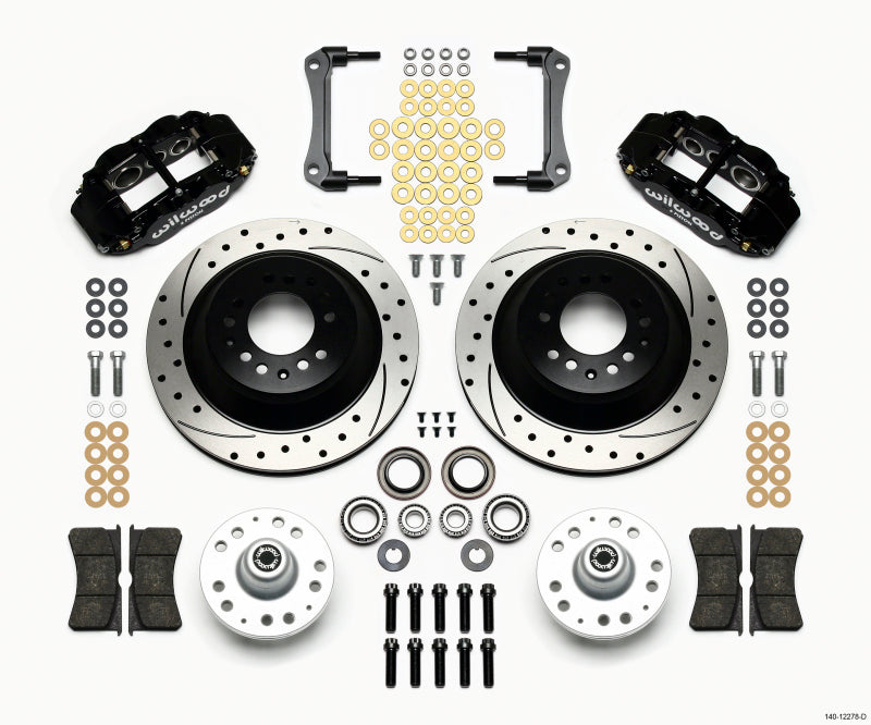Wilwood Narrow Superlite 6R Front Hub & 1PC Rtr Kit 12.88in Drilled 70-78 Camaro
