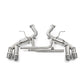 Mishimoto 2016+ Chevrolet Camaro SS Quad-Tip Pro Axle-Back Exhaust w/ Polished Tips