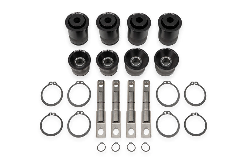 BMR 14-19 Chevrolet Corvette C7 Rear Upper & Lower Control Arm Bearing Kit - Black Anodized