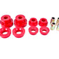 BMR 10-15 5th Gen Camaro Rear Cradle Pro Version Full Bushing Kit (Polyurethane) - Red