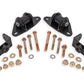 BMR 14-19 Chevrolet Corvette Motor Mount Kit - Black Hammertone