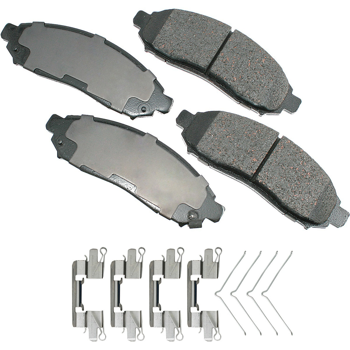 Akebono Brake Corporation ProACT Ultra-Premium Bra ke Pads - Front