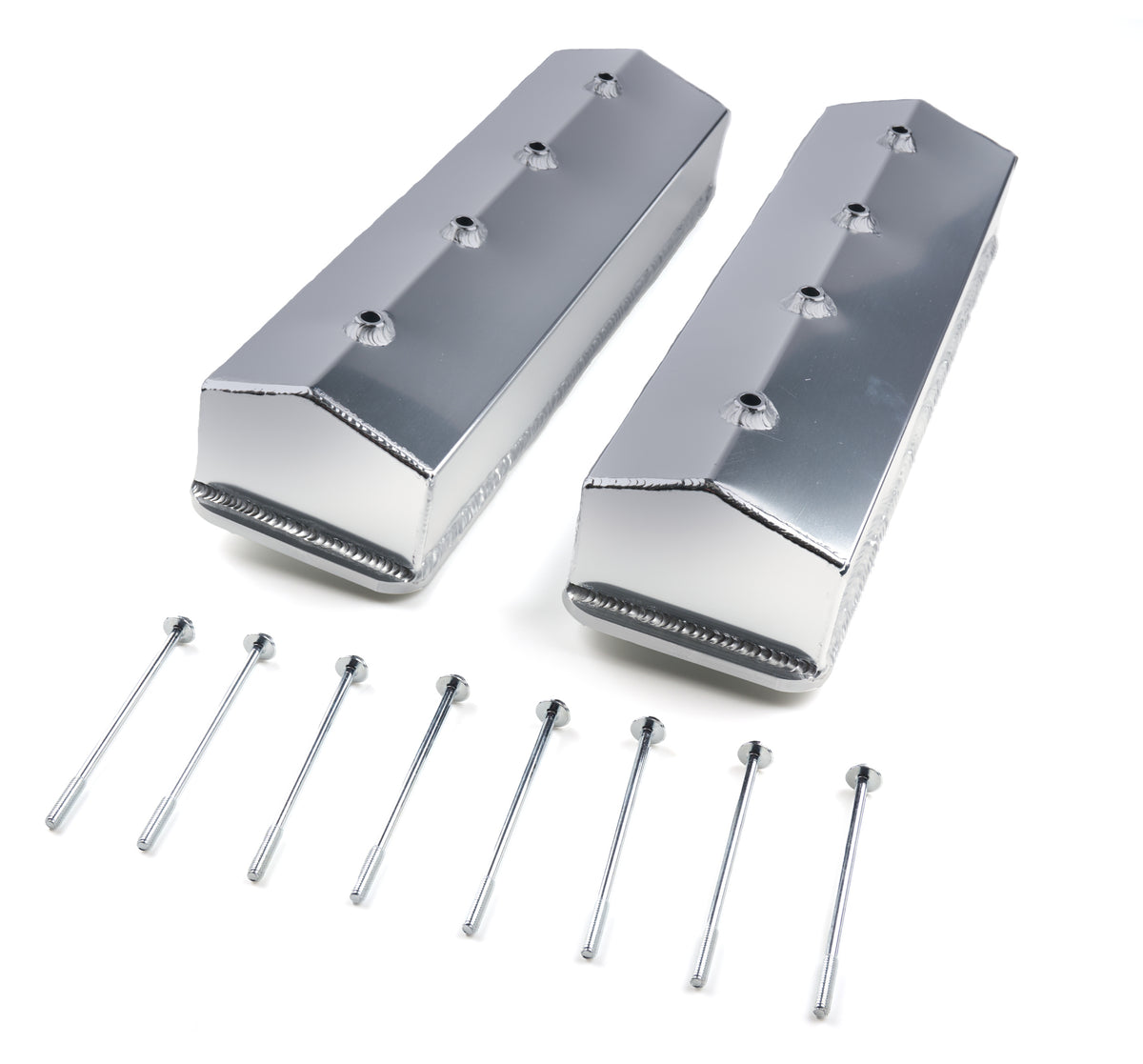 Allstar Performance Valve Covers SBC Fab Alum Centerbolt