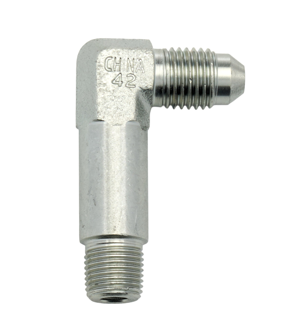 Allstar Performance Adapter Fitting Tall -4 To 1/8 NPT 90 Degree