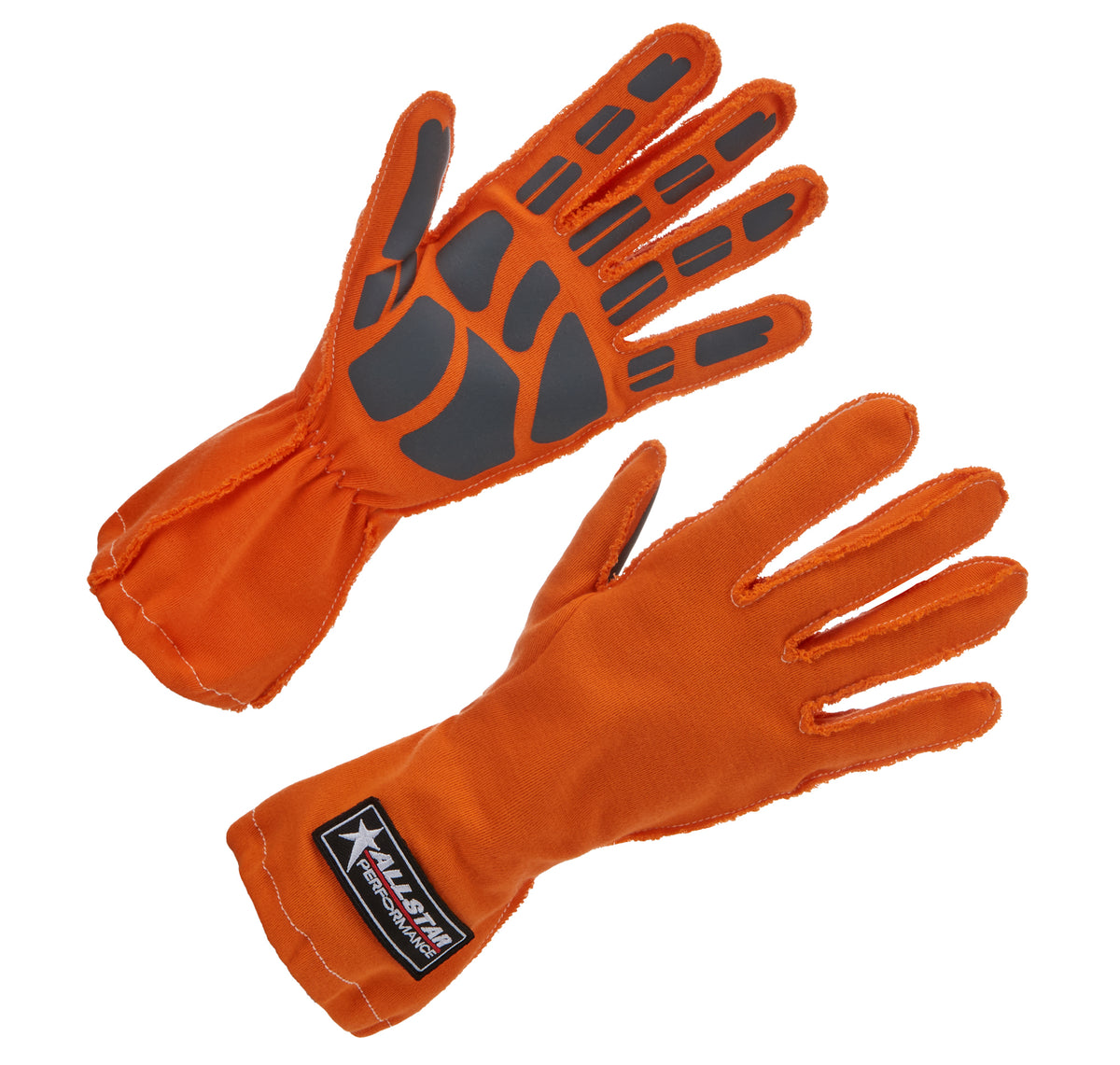 Allstar Performance Driving Gloves Non-SFI Outseam S/L XL Orange