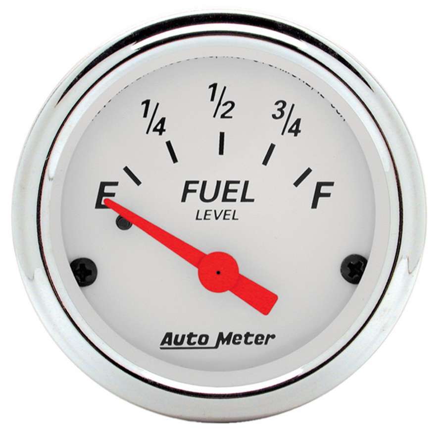 AutoMeter 2-1/16in A/W Fuel Level Gauge - GM 0-90 Ohms