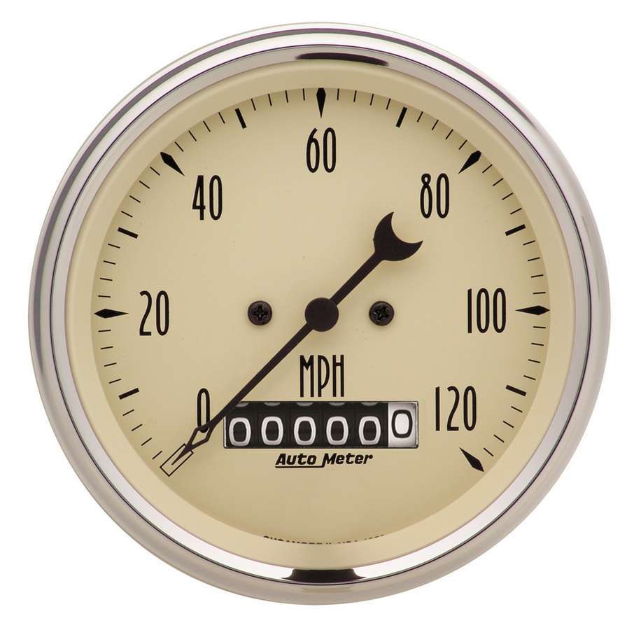 AutoMeter Gauge Speedo. 3 3/8in 12 0mph Elec. Prog. w/ Whee
