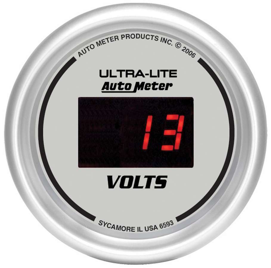 AutoMeter 2-1/16in DG/S Voltmeter Gauge