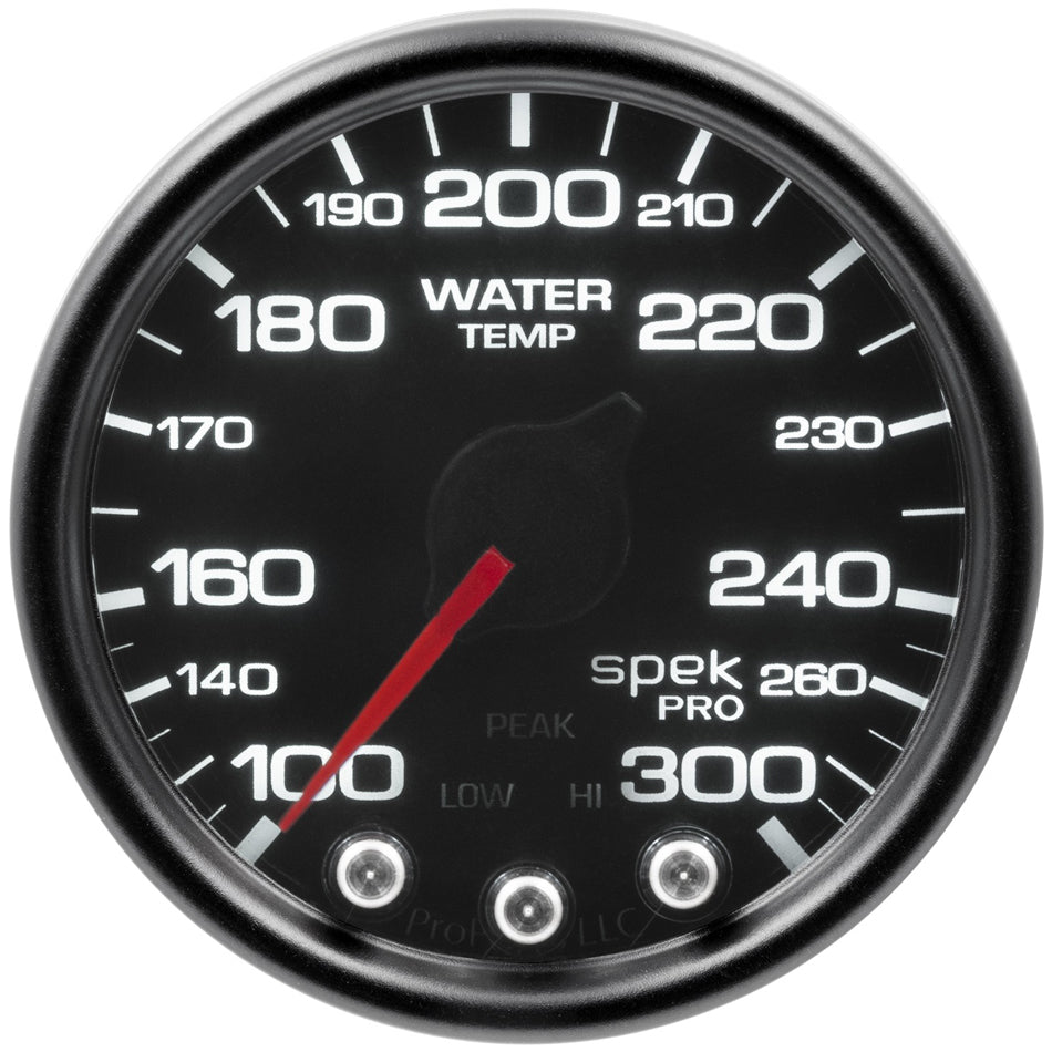 AutoMeter Spek-Pro Water Temp Gauge 100-300F 2-1/16