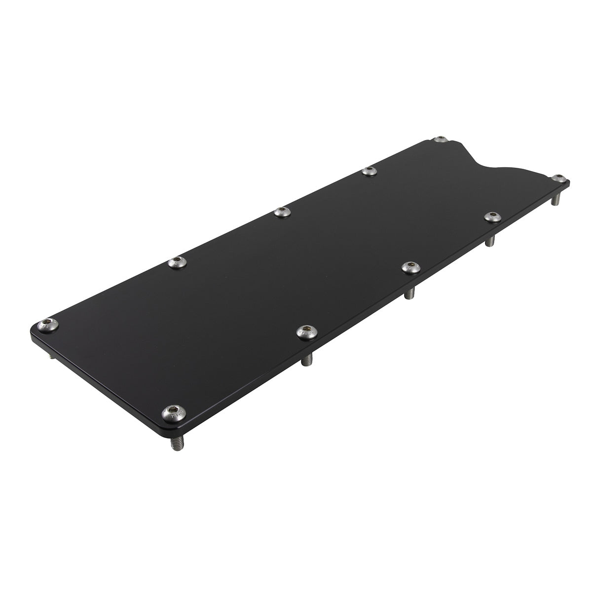 Billet Specialties Valley Cover Plate LS3 Plain Black