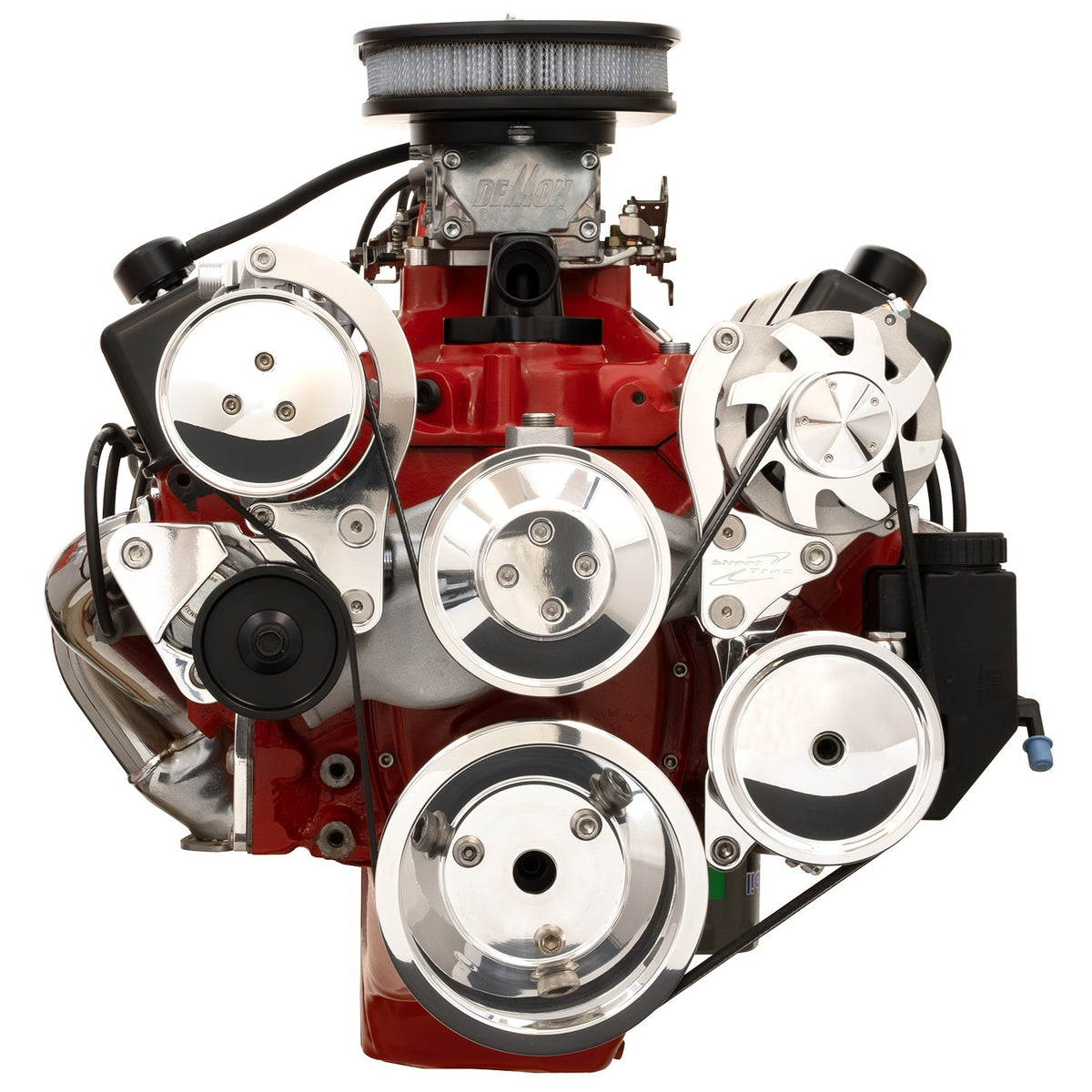 Billet Specialties Street Trac SBC Smooth Style Polished