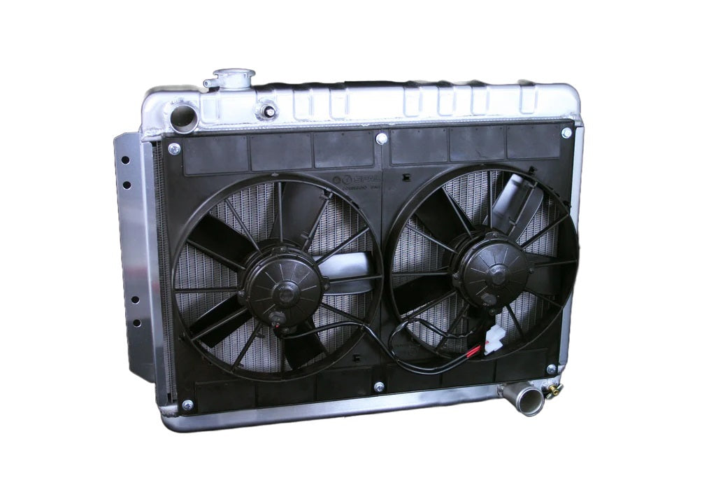 Dewitts Radiator Radiator w/Fans Impala 59-64 Manual Trans Raw