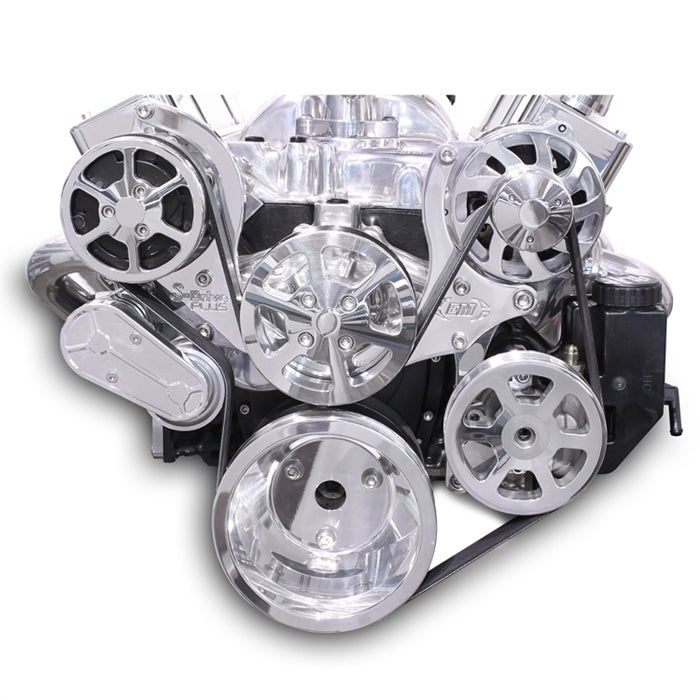 Eddie Motorsports Serpentine Pulley Kit Small Block Chevy
