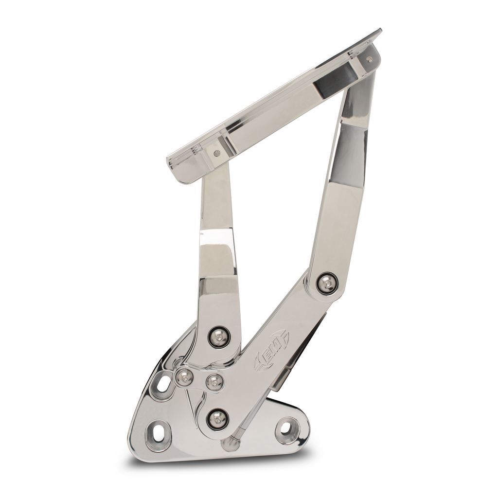 Eddie Motorsports Billet Hood Hinges Polished