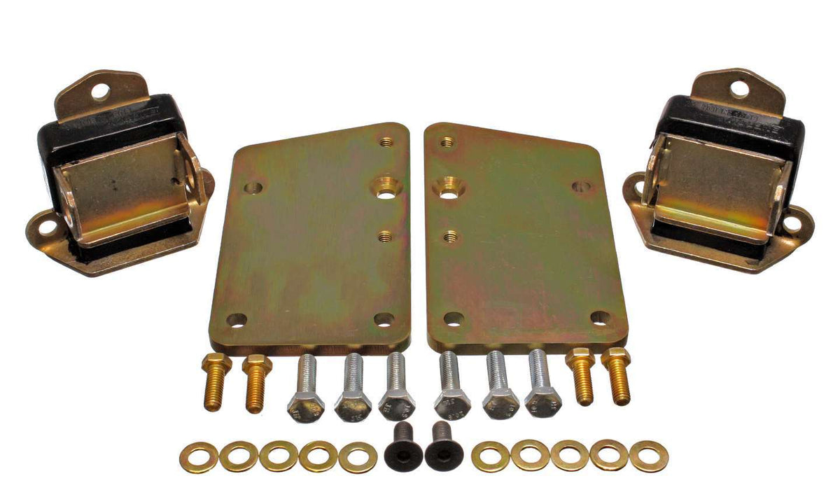 Energy Suspension LS1 Engine Conversion Mounts Short/Wide Zinc
