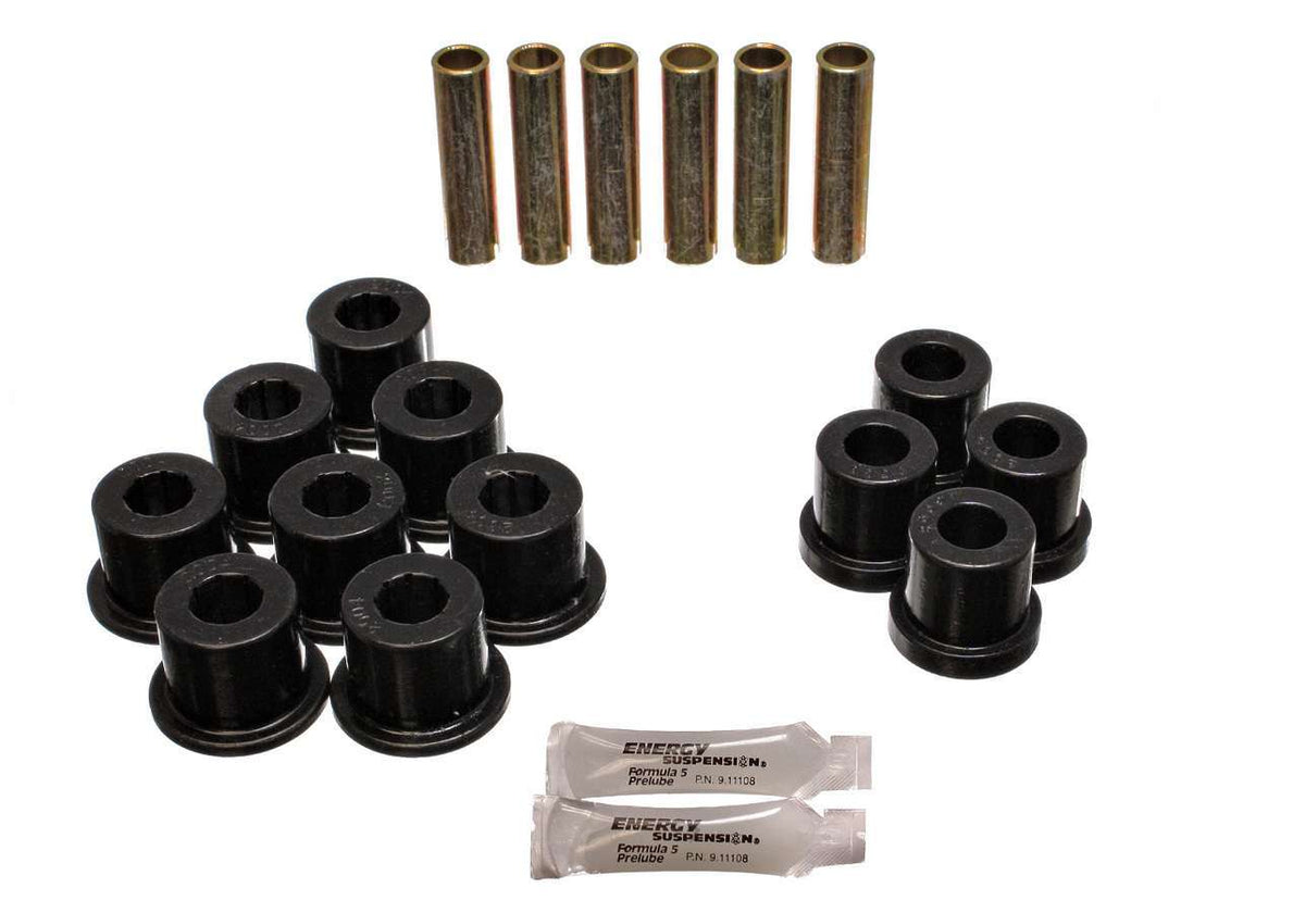Energy Suspension Chevy Rear Spring Bushing Set Black