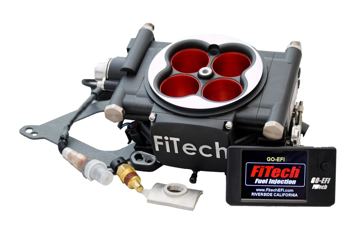 FiTech Go EFI Power Adder 600hp Kit Matte Black